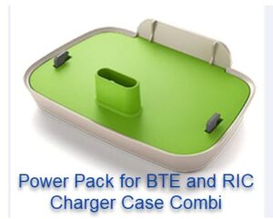 Power Pack for Phonak BTE and RIC Charger Case Combi