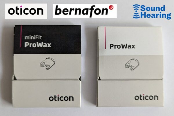 Oticon and Bernafon minifit and minifit pro wax filters