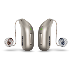 Oticon Reveal Hearing Aids Pair colour chroma beige